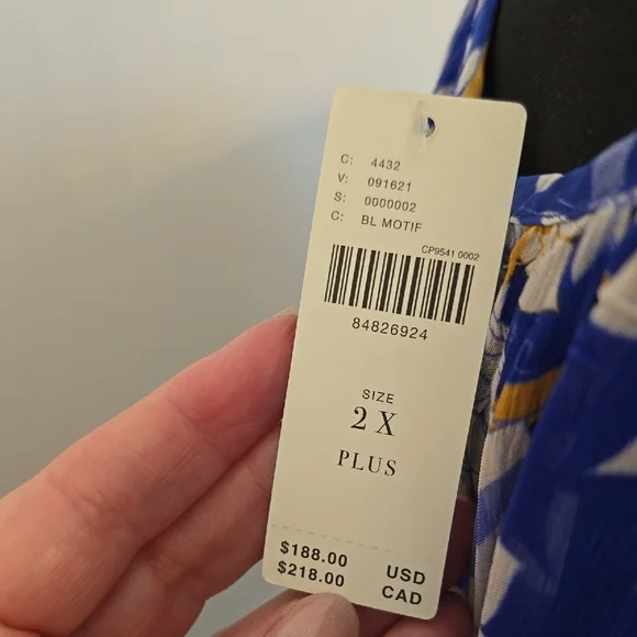 Anthropologie Blue and Yellow Wide Leg Jumpsuit - Picture 2 of 12